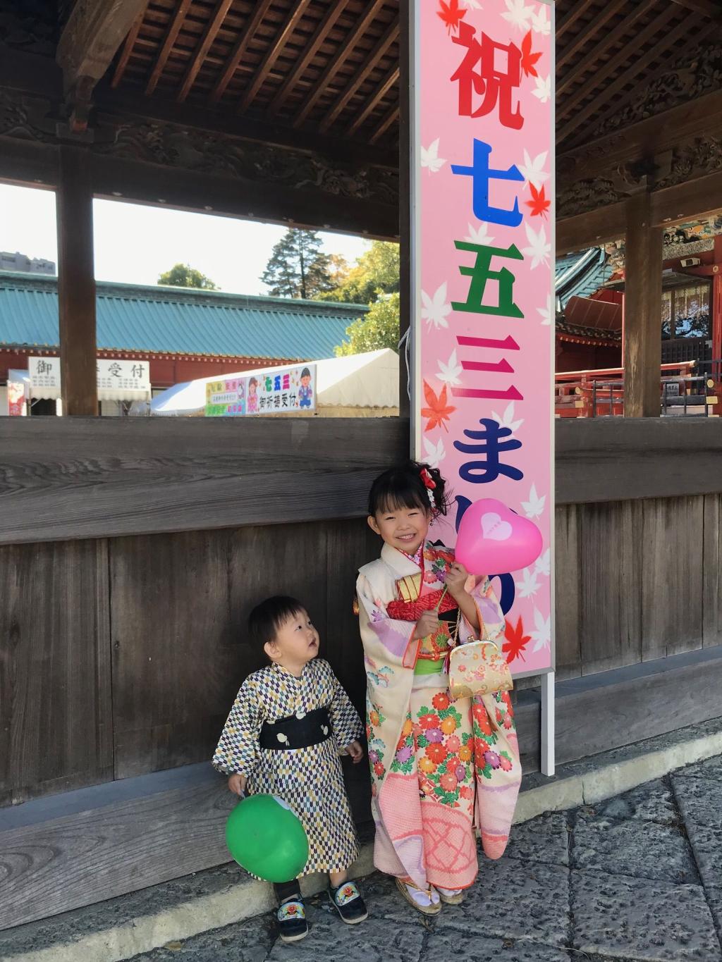 七五三のお着物のご依頼がとても増えています